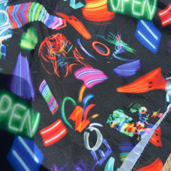 Jared Lang Swim Trunks Neon print - Picture 4 of 9